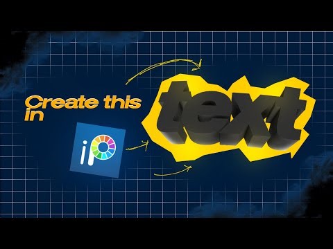 How to create cool 3d text in ibis paint x