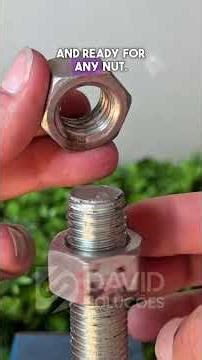 How to Join Two Bolts Without Ruining the Threads #MechanicalHack #Bolts #ThreadSafe