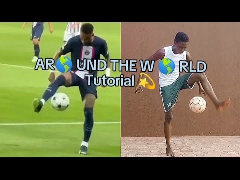 Around The World Football Skill Tutorial‼️#aroundtheworld #neymar #marcelo #football #tutorial