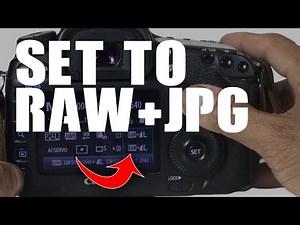 Canon camera features explained: How to set your Canon Camera to Shoot in RAW and JPG for beginners
