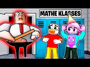 Böser LEHRER will uns PLATT machen in Roblox! (Gefährlich)