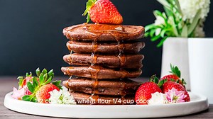 Chocolate Oats Pancake Recipe
