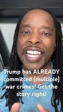 Trump's threat to end Iranian civilization IS a war crime!