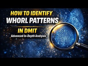 How to identify Whorl Patterns in DMIT Report Generation Software | Advanced In-Depth Analysis