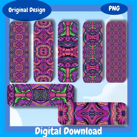 Tribal Designs Downloadable Bundle: Printable Artist-created Bookmarks in PNG - Etsy UK