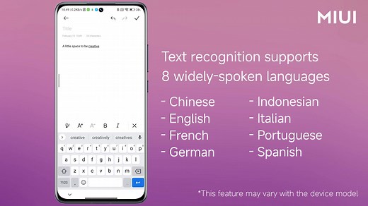 By simply long-pressing the characters on a photo in your gallery, you can extract text quickly, accurately, and safely. Check this video to learn more. 🤗 #MIUI14 #Xiaomi #TextRecognition | Xiaomi HyperOS