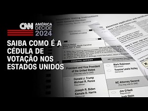 Saiba como é a cédula de votação nos Estados Unidos | CNN PRIME TIME