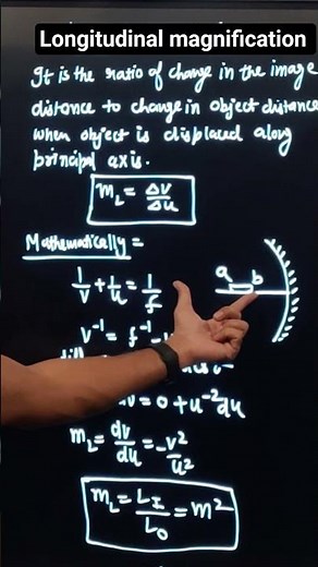 Longitudinal Magnification | Class 12 Optics | m² Formula Explained | Sky Learning
