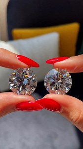 Shine bright, like a diamond. Indulge your eyes in the eternal beauty of diamonds with BR Gems and this extraordinary matching pair of 29 carat D Flawless round brilliant cut diamonds. A truly perfect pair. The question is, how would you set them? I am imagining statement stud earrings with detachable drops, or perhaps a bold cuff showcasing both stones. Round brilliant diamonds feature 58 facets, expertly designed to maximize light refraction, sparkle, scintillation, and fire, all beautifully v