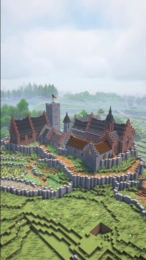 Kloster von Dhagon minecraft monastery #minecraftbuildings #minecraft #medieval