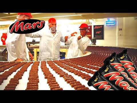 How They Make Mars Bars in Factories | Step by Step