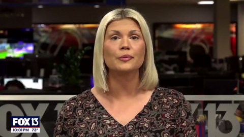 Fox 13 at the Tarpon Springs Sponge Docks Crafts Festival