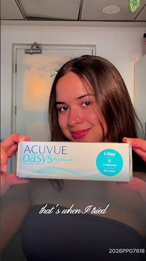 Glasses can't define your Look or Style. Try Acuvue,Daily Disposable Contact Lenses by J&J#TryItFree