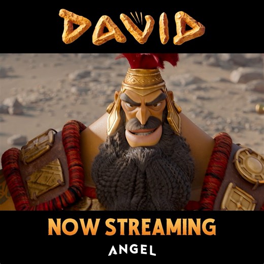 "That's not Goliath, that's his ARMOR BEARER!" But to God, Goliath proved small 🤏 Watch DAVID exclusively on Angel today! | The David Movie