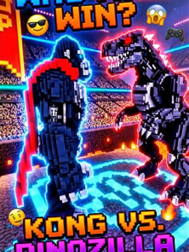 Kong vs Dinozilla… Only One will Survive 💀🔥 | Blocks Arcade #blocksstudio no rules. no mercy. only DAMAGE 🦍🦖🔥 hits are heavy health bars melting screen shaking like crazy 😮‍🔥 arcade said FIGHT. who’s winning this? 👀 #ArcadeBattle #KongVsDinozilla #GenZVibes #KaijuBattle #GamingShorts #AIGenerated #BlockStudio #AIAnimation #RobloxInspired #MinecraftInspired #Shorts #Reels #BossBattle #ChaosMode#blocksstudio #Blocks