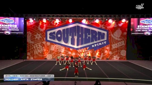 Tech Cheer - Austin - Stampede [2026 L1 Mini - Novice - Restrictions Day 1] 2026 Southern Nationals by Cheer Power