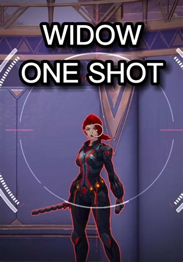 Black Widow One Shot in Marvel Rivals Gameplay