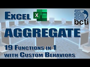 Microsoft Excel - AGGREGATE (19 Functions & 8 Behaviors in 1 Function)