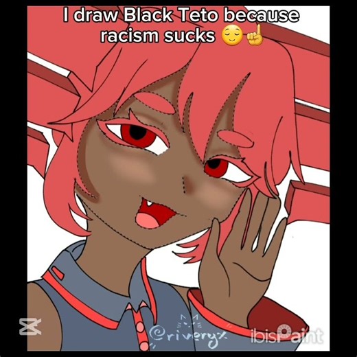 Racists can cry lmao 😛💅 #teto #art #artist #keşfetteyiz #draw #vocaloid #fanart #keşfet #fypシ゚viral