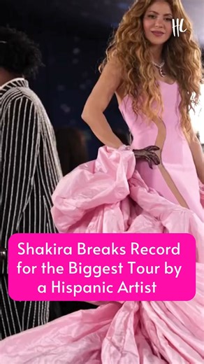 Her hips never lie! Shakira has broken the Guinness World Record for the biggest tour by a Hispanic artist in history for her Las Mujeres Ya No Lloran World Tour. (🎥: Getty Images) | Hollywood Life