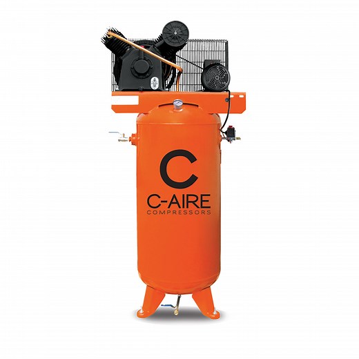 5 HP 60 Gallon Simplex Piston Compressor | C-Aire Compressors
