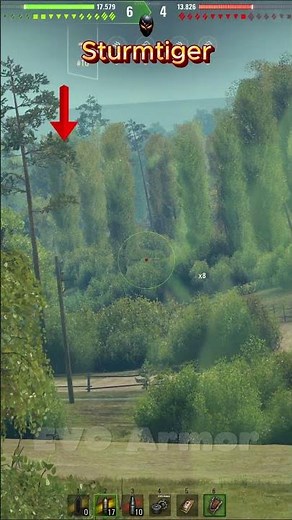 Sturmtiger Blind Hit Destroys Enemy World of Tanks | Mir Tankov #wot #shorts