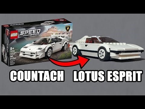 76908 Lotus Esprit - Lego Speed Champions Alternative MOC Instruction