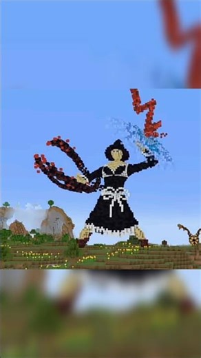 Some horror builds in Minecraft.