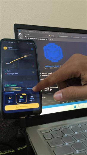 Rapido Clone ui in React Native 📲!! #trendingpost #mobileappsdevelopment #reactnative