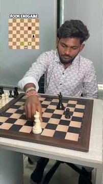 Rook Activity Wins the Endgame Passed Pawn Stopped | Chess Endgame #chess #chessendgame #chessshort﻿