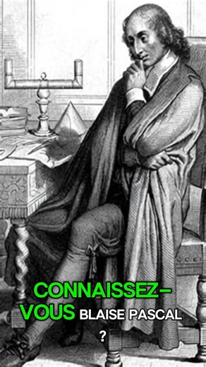 @VocePoliglota on Instagram: "Blaise Pascal biographie, Pascal mathématicien, histoire des sciences, Pensées Pascal, théorie des probabilités, Pascal philosophe Blaise Pascal n’était pas seulement un génie. /// Il était partagé entre la raison la plus rigoureuse /// et les questions les plus profondes de l’existence. /// Il naît le 19 juin 1623 /// à Clermont-Ferrand, en France. /// Il perd sa mère très jeune. /// Son père se charge lui-même de son éducation. /// Très tôt, /// son talent est exc