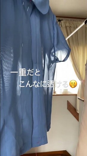 半袖ブラウスは残った生地で アンダードレスは綿サテンで作っています。同時進行で３種制作中💙