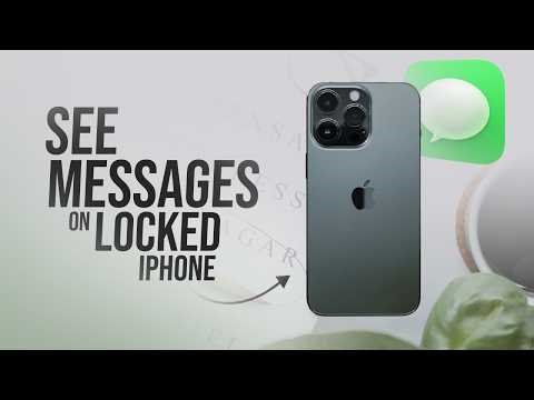How to See Messages on Locked iPhone (tutorial)