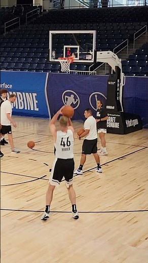 Sam Hauser NBA Combine shooting drill highlights