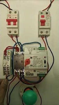 Automatic Changeover Switch Wiring with Timer| Timer Connection with Automatic Changeover Switch