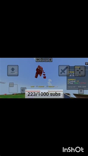 minecraft mobile #minecraft #combo