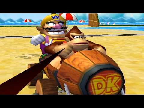 Mario Kart Double Dash RTGP - 100% Walkthrough Part 19 Gameplay - 150cc GBA Shy Guy Beach Glitch