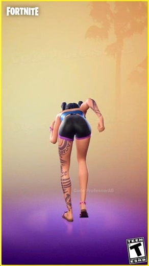 Fortnite Flexy Emote Scuba Crystal Skin Thicc 🍑😜😍