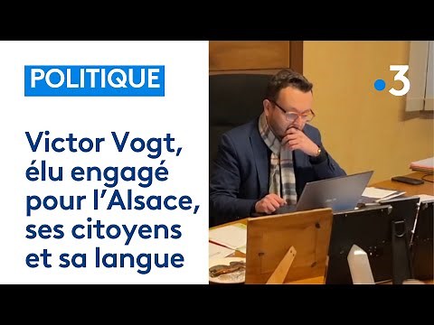 Victor Vogt, un élu engagé pour l'Alsace, ses citoyens et sa langue