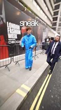 I tried to sneak into London fashion week wearing IKEA bags