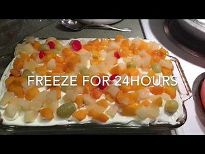 Graham Fruit Cake | No Bake | Simple Recipe