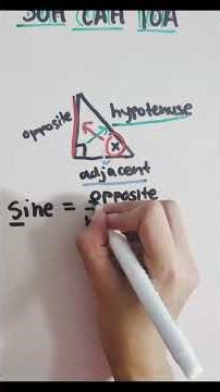 SOH CAH TOA explained! #maths|#algebra|#shorts