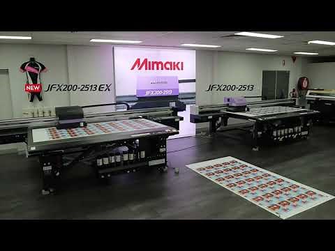 Mimaki JFX200, 2513 EX Wide Format UV LED Flatbed Printer