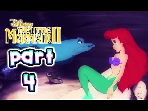 Disney's The Little Mermaid 2 Walkthrough Part 4 (PS1) Level 4: Journey to Ursula - 100%
