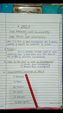 HPLC - High performance liquid chromatography or High pressure liquid chromatography. #shorts#hplc