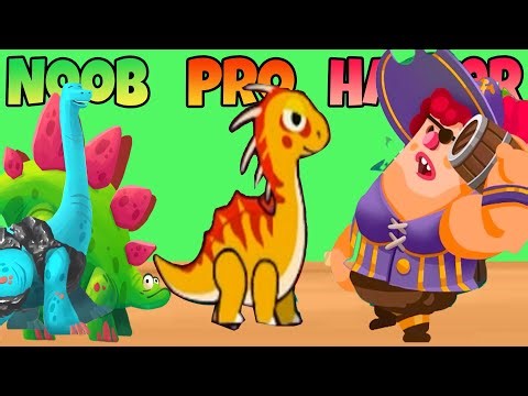 Dino Bash Chaos Evolution 🐲⚡ – Noob vs Pro vs Hacker