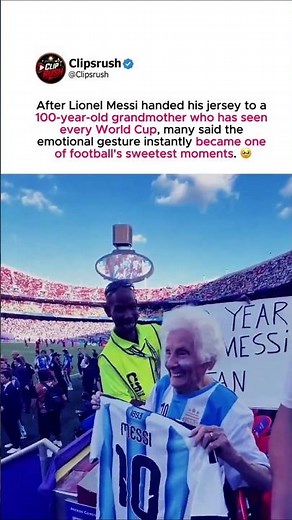 A jersey, a legend, and 100 years of World Cup memories ❤️ #Messi