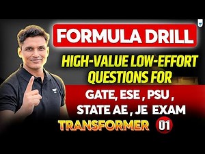 Transformer – Formula Drill: GATE, ESE , PSU , State AE , JE EXAM | Master Formulas