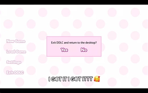 Discovering Ghost Menu in Doki Doki Literature Club