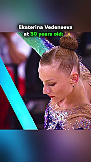 She's so inspiring to all the older athletes🫡 #rhythmicgymnastics #old #elderly #olympics #inspire